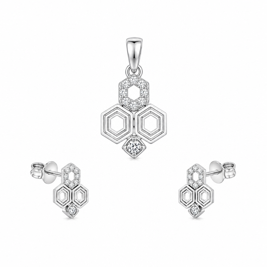 Hexa Glow Pendant Set