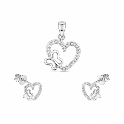 Eternal Flutter Pendant Set