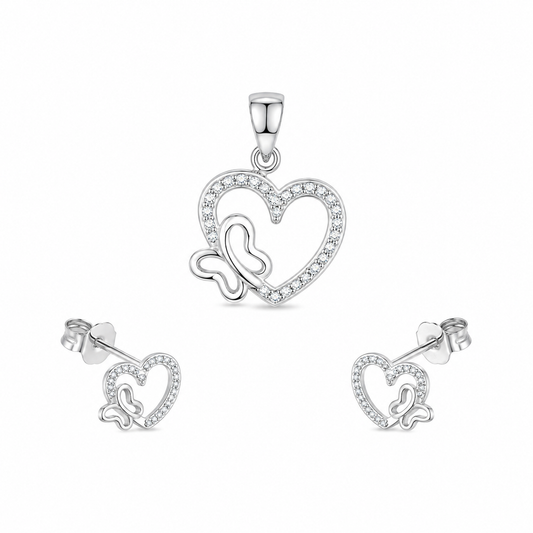 Eternal Flutter Pendant Set