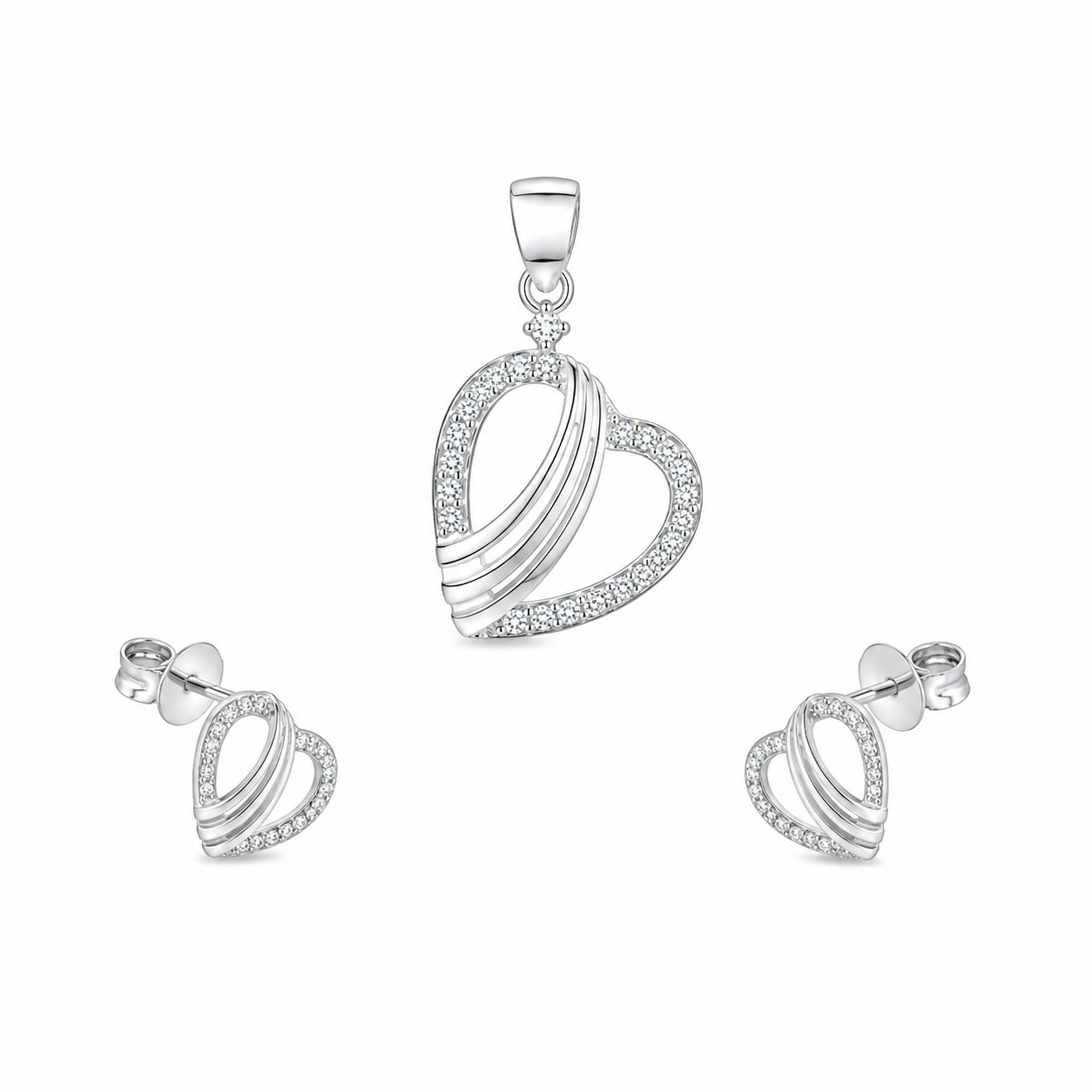 Eternal Embrace Pendant Set