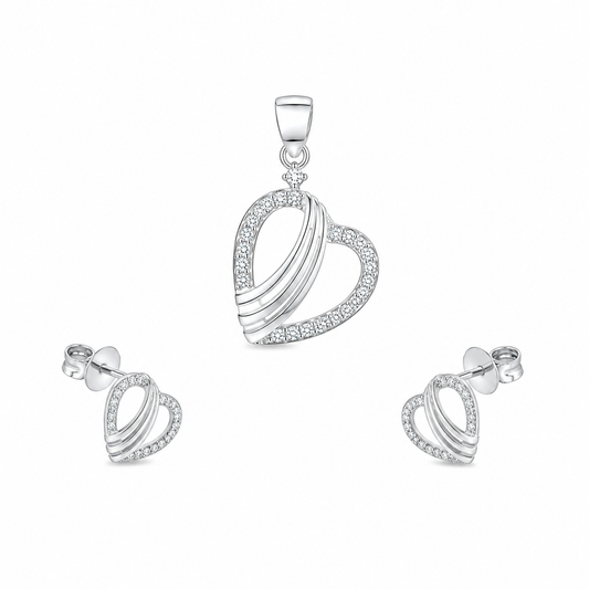 Eternal Embrace Pendant Set